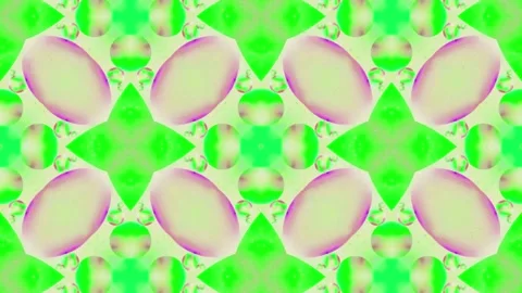 Abstract Kaleidoscope Sequence Patterns. 4K Animation Background. Stock Footage 145173987