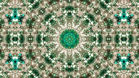Abstract Kaleidoscope Sequence Patterns. 4K Animation Background. Stock Footage 145174136