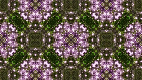 Abstract Kaleidoscope Sequence Patterns. 4K Animation Background. Stock Footage 145174213