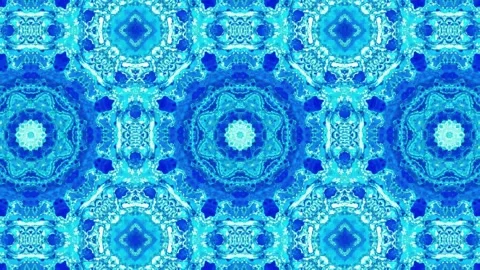 Abstract Kaleidoscope Sequence Patterns. 4K Animation Background. Stock Footage 145175959