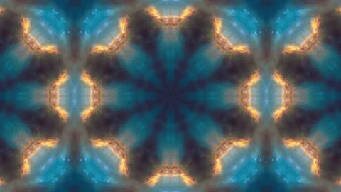 Abstract Kaleidoscope Sequence Patterns. 4K Animation Background. Stock Footage 145176032