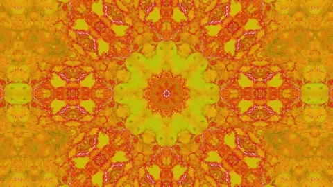 Abstract Kaleidoscope Sequence Patterns. 4K Animation Background. Stock Footage 145176717