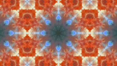 Abstract Kaleidoscope Sequence Patterns. 4K Animation Background. Stock Footage 145177534