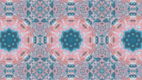 Abstract Kaleidoscope Sequence Patterns. 4K Animation Background. Stock Footage 145177536