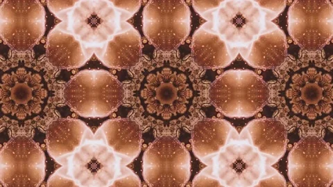 Abstract Kaleidoscope Sequence Patterns. 4K Animation Background. Stock Footage 145178737