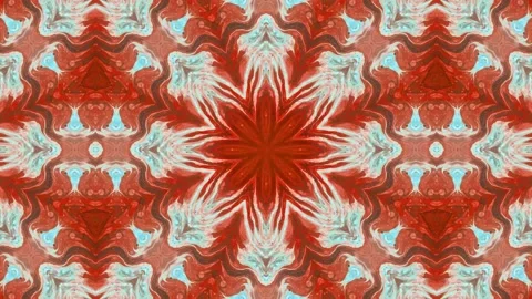 Abstract Kaleidoscope Sequence Patterns. 4K Animation Background. Stock Footage 145178780