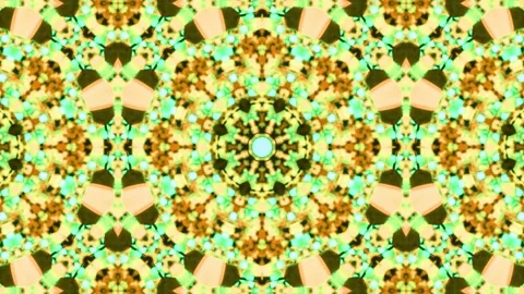 Abstract Kaleidoscope Sequence Patterns. 4K Animation Background. Stock Footage 145179668