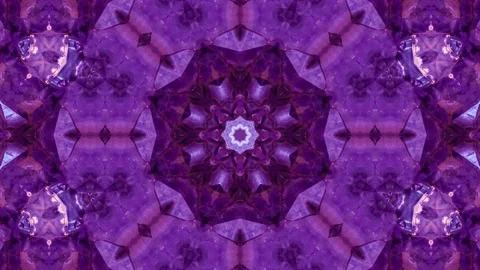 Abstract Kaleidoscope Sequence Patterns. 4K Animation Background. Stock Footage 145179779