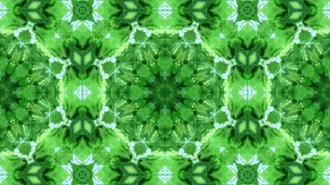 Abstract Kaleidoscope Sequence Patterns. 4K Animation Background. Stock Footage 145179888