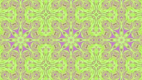 Abstract Kaleidoscope Sequence Patterns. 4K Animation Background. Stock Footage 145183759