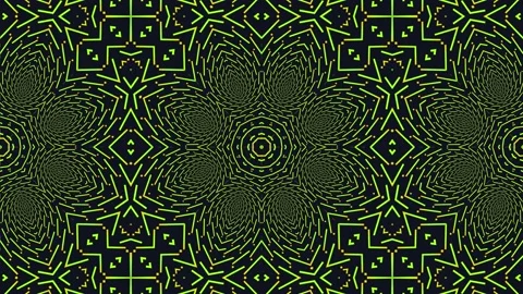 Abstract Kaleidoscope Sequence Patterns. 4K Animation Background. Stock Footage 155090556