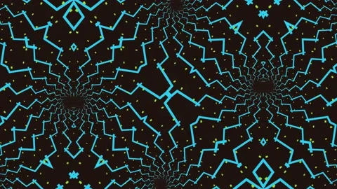 Abstract Kaleidoscope Sequence Patterns. 4K Animation Background. Stock Footage 155090740