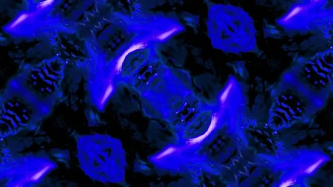 Abstract Kaleidoscope Sequence Patterns. 4K Animation Background. Stock Footage 155527328