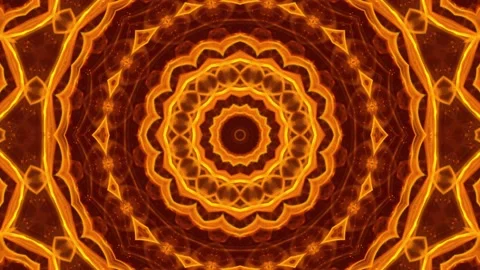 Abstract Kaleidoscope Sequence Patterns. 4K Animation Background. Stock Footage 155527604