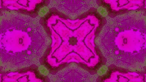 Abstract Kaleidoscope Sequence Patterns. 4K Animation Background. Stock Footage 155695549
