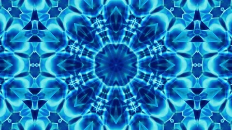 Abstract Kaleidoscope Sequence Patterns. 4K Animation Background. Stock Footage 155716848