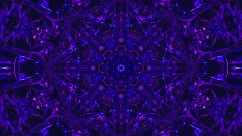 Abstract Kaleidoscope Sequence Patterns. 4K Animation Background. Video stock 155926635