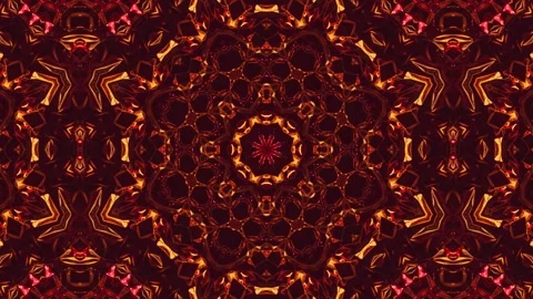 Abstract Kaleidoscope Sequence Patterns. 4K Animation Background. Video stock 155926654