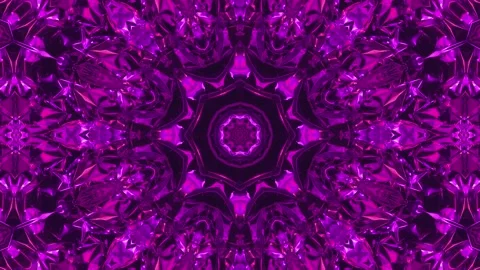 Abstract Kaleidoscope Sequence Patterns. 4K Animation Background. Video stock 155926655