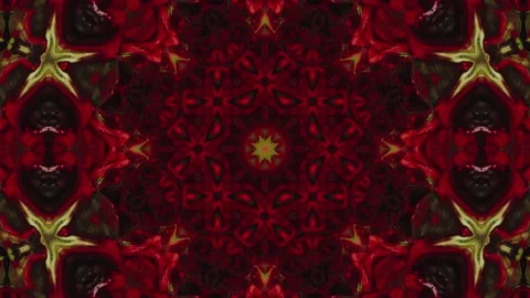 Abstract Kaleidoscope Sequence Patterns. 4K Animation Background. Video stock 155946460