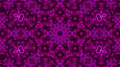 Abstract Kaleidoscope Sequence Patterns. 4K Animation Background. Video stock 155946474