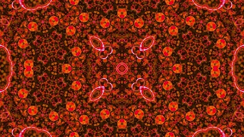 Abstract Kaleidoscope Sequence Patterns. 4K Animation Background. Video stock 155946551