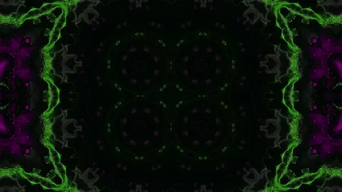 Abstract Kaleidoscope Sequence Patterns. 4K Animation Background. Video stock 155946559
