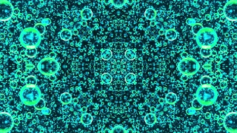 Abstract Kaleidoscope Sequence Patterns. 4K Animation Background. Video stock 155946562