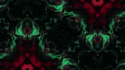 Abstract Kaleidoscope Sequence Patterns. 4K Animation Background. Video stock 155946563