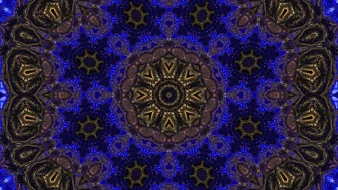 Abstract Kaleidoscope Sequence Patterns. 4K Animation Background. Video stock 155947219