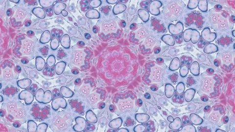 Abstract Kaleidoscope Sequence Patterns. 4K Animation Background. Video stock 155947843