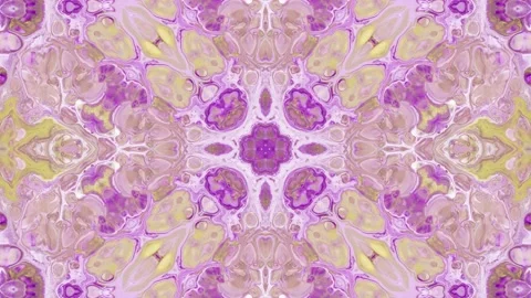 Abstract Kaleidoscope Sequence Patterns. 4K Animation Background. Video stock 155947874