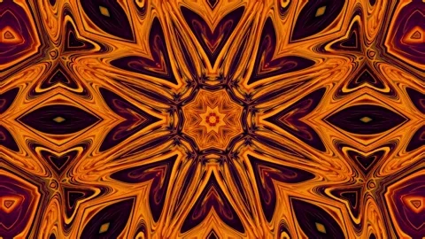 Abstract Kaleidoscope Sequence Patterns. 4K Animation Background. Video stock 155948785