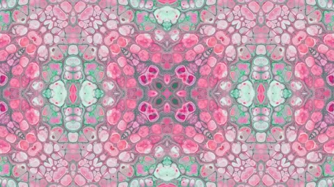 Abstract Kaleidoscope Sequence Patterns. 4K Animation Background. Video stock 155948804