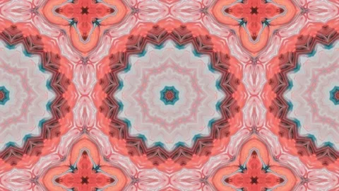 Abstract Kaleidoscope Sequence Patterns. 4K Animation Background. Video stock 155948806