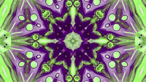 Abstract Kaleidoscope Sequence Patterns. 4K Animation Background. Video stock 155949669