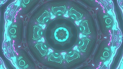 Abstract of Kaleidoscope sequence patterns Stock Footage 121434273