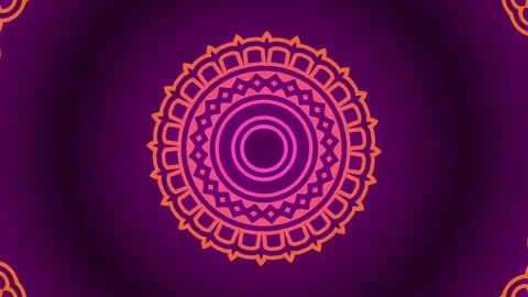 Abstract of Kaleidoscope sequence patterns Stock Footage 122020062