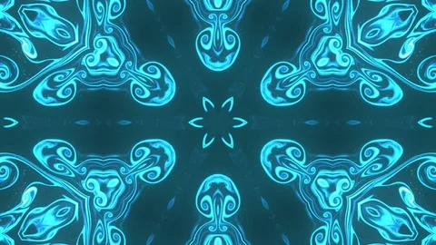 Abstract of Kaleidoscope sequence patterns 스톡 동영상 124942388