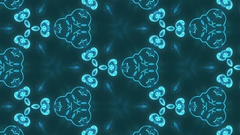 Abstract of Kaleidoscope sequence patterns Video stock 124942393