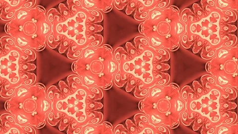 Abstract of Kaleidoscope sequence patterns Stock Footage 124942407