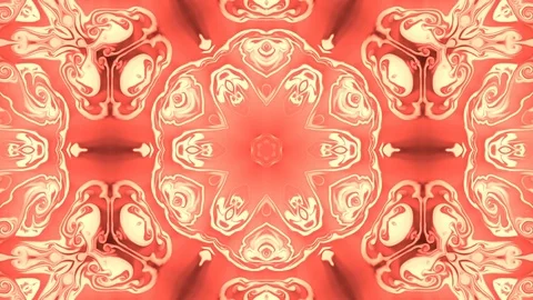 Abstract of Kaleidoscope sequence patterns Stock Footage 124942408