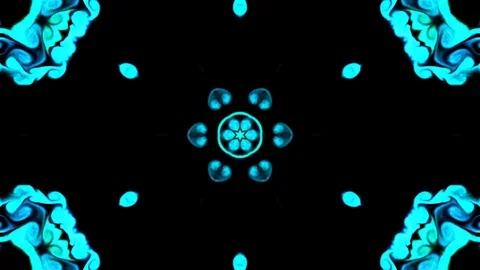 Abstract of Kaleidoscope sequence patterns 스톡 동영상 124942420