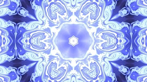 Abstract of Kaleidoscope sequence patterns Stock Footage 124942451