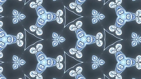 Abstract of Kaleidoscope sequence patterns Video stock 124942462