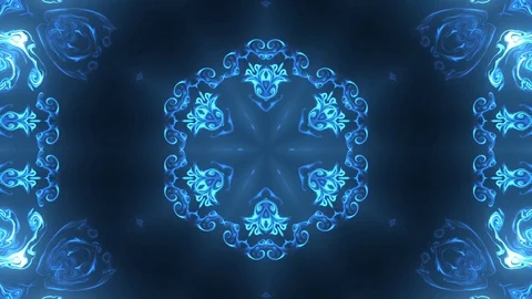 Abstract of Kaleidoscope sequence patterns Video stock 124942466