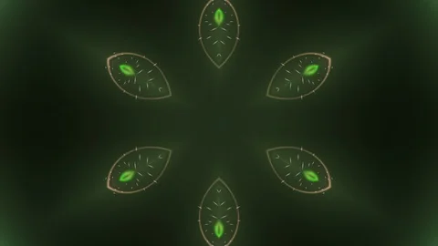 Abstract of Kaleidoscope sequence patterns Stock Footage 124942479