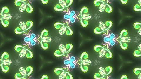 Abstract of Kaleidoscope sequence patterns Stock Footage 124942485