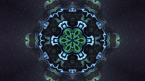 Abstract of Kaleidoscope sequence patterns 스톡 동영상 124942493