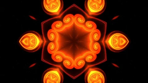 Abstract of Kaleidoscope sequence patterns Stock Footage 124942502